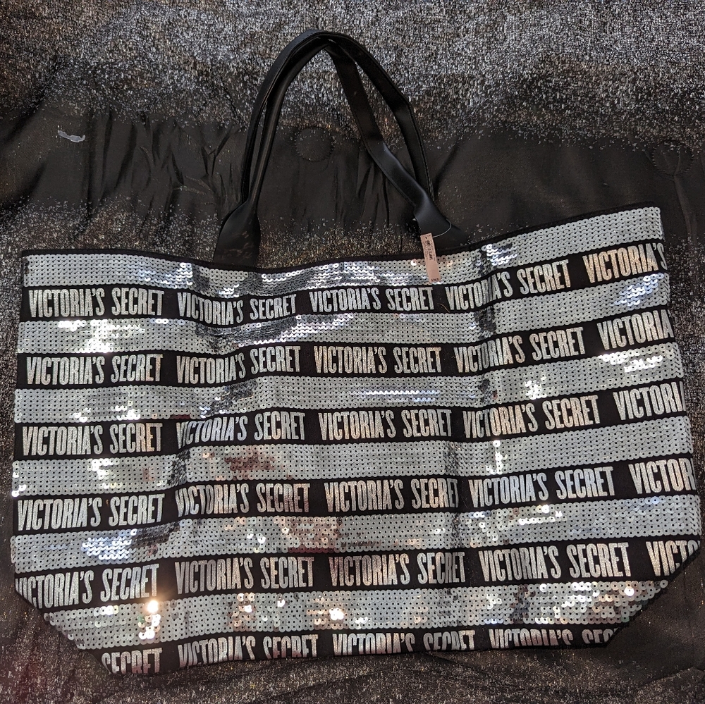Victoria's Secret Silver Tote